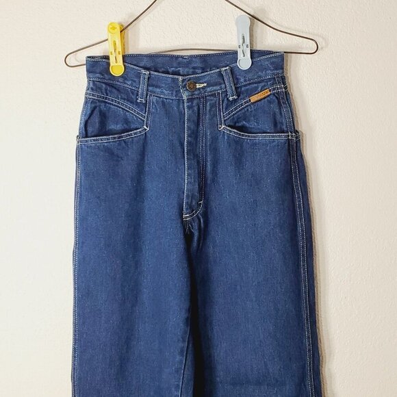 Vtg 1980's P.S. Gitano High-Waisted Denim Mom Jeans Size 6/7 Regular High Rise - Picture 3 of 9